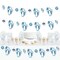 Big Dot of Happiness First Communion Blue Elegant Cross - Boy Religious Party DIY Decorations - Clothespin Garland Banner - 44 Pieces